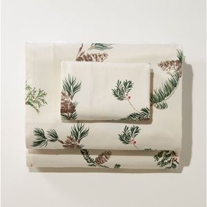 Queen Ultrasoft Comfort Flannel Comforter Cover Collection, Evergreen